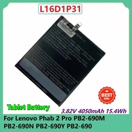 L16D1P31 Replacement Tablet Battery 3.82V 4050mAh 15.4Wh For Lenovo Phab 2 Pro PB2-690M PB2-690N PB2