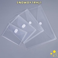 SNOWOY1RHJ1 File Folder, A4/A5/A7/A8 Waterproof File Bag, Thickened Plastic Transparent Card Paper F