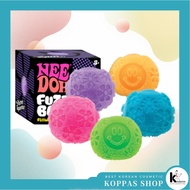 NEEDOH Fuzzy Ball Flower/ Black Pink Rose Endorsed/ Stress Ball/ Squeeze Ball