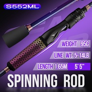 Seasir Rexcast 20กก. ลากสูงสุด15การันตีสามเดือนเบ็ดตกปลาแหวนคู่มือคาร์บอนไฟเบอร์หล่อยาว1.65ม.-2.43ม.