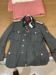 二戰德國黨衛軍制服(大盤帽+上衣+馬褲＋皮帶＋槍套)