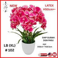 LWDECOR Bunga Hiasan Bunga Orkid XL OB Hiasan Rumah bunga hiasan dalam rumah Home decor Bunga orkid 