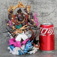 One Piece Hand Office GK Ghostly Nine-Knife Style Asura Zoro Gift Anime Figure Ornament Large Size