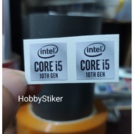 Core i5 gen 10 custom premium glossy textured sticker
