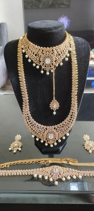 Ready stock Indian bridal jewellery set/bridal wedding jewellery indian