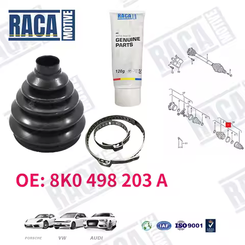 For Audi A4 B8 A5 8T3 8TA A6 C7 A7 Sportback A8 D4 Q5 8RB Front Half Axle Outer Dust Cover 8K0498203