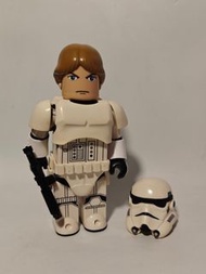 STAR WARS Luke Skywalker Stormtrooper Kubrick 400% Medicom Toy Bearbrick