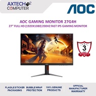 AOC 27G4H 27" FHD 200Hz Fast IPS Gaming Monitor ( DisplayPort, HDMI, 3 Yrs Wrty )
