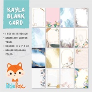 Littlefox - NOTE CARD / BLANK CARD / Plain Greet CARD