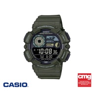 CASIO นาฬิกาข้อมือผู้ชาย CASIO รุ่น WS-1500H-3BVDF สายเรซิ่น สีเขียว