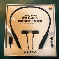 索尼 SONY 2-way Style USB Audio &amp; Bluetooth Headpset 藍芽耳筒 無線耳機 NFC Wireless SBH90C