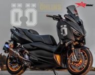 sticker yamaha xmax ohlins
