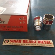 MATA Socket Wrench Bit Socket/ Socket/ 1/2" 1/2 DR 12 PT 19 mm 19mm IWT gz