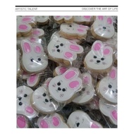 Bunny Cookies Icing Cookies Homemade HALAL Custom Cookies Birthday