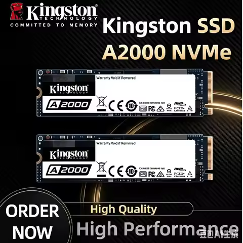 Kingston A2000 NVMe PCIe Solid Disk M.2 2280 Internal SSD 250GB 500GB 1TB For Desktop And Notebook P