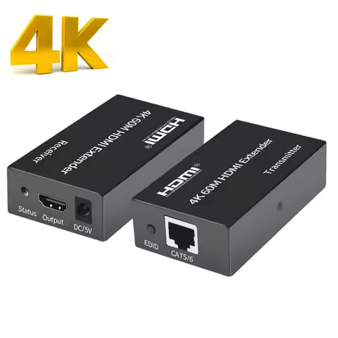 4K@30Hz 100M HDMI Extender over Rj45 Cat5e/6 Cable 60M 120M HDMI Ethernet Extender Video Transmitter