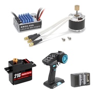 2322 2600KV Brushless Motor 45A ESC 7CH Remote Control Receiver 21g Servo Kit for 1/12 RC Car MN82 M
