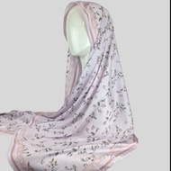 Tudung shawl satin silk printed | shawl satin corak