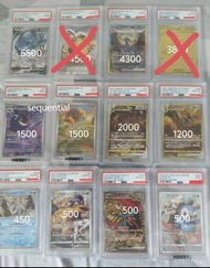 寶可夢 POKEMON PTCG 平放🔥 PSA 10 PSA 9 日版 中國版 中文版 月亮伊布 太陽伊布 sv8a 噴火龍 烈空坐 (Rayquaza) 皮卡丘 (Pikachu) 啟暴龍 (Dr