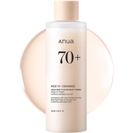 AnuaRice70GlowMilkyToner, Glass & Dewy, Hydrating & BarrierCare, RiceWater, Niacinamide, Ceramides, 