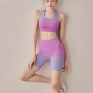 Dopamine Gradient Sports Suit Outdoor Running Training Fitness Suit