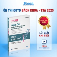 [ TSA 2025 ] Sách Đánh giá tư duy Bách Khoa HN Tổng ôn phần tư duy khoa học - môn Sinh Học  Moonbook