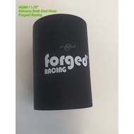 45mm 45 mm 1.75" Forged Racing Silicone Mate Black Straight Hose