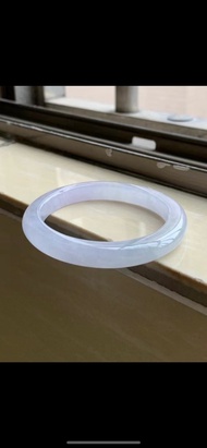 冰種翡翠玉鐲 天然翡翠 緬甸A玉玉鐲 • 冰種粉紫翡翠貴妃鐲