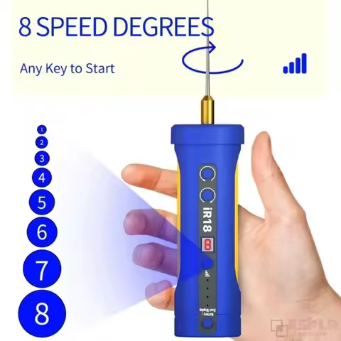MECHANIC IR18 Electric Glue Remover 8 Speed Adjustable OCA Glue Grinder Suitable Glue Removal Pen Re