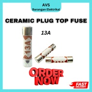 CERAMIC FUSE 13A FUSE PLUG TOP FUSE FIUS PLUG