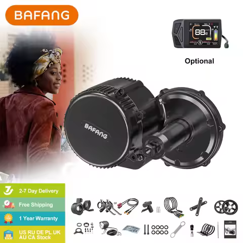 Bafang 750w 48v kit complet Mid Drive Motor 8fun BBS02 Bicycle Electric eBike Conversion Kit Powerfu