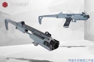 【阿盛生存遊戲工作室】WE AW CUSTOM TCC GLOCK G17 G18 G19 灰色衝鋒槍套件 K03001