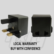 2 Pin to 3 Pin US China To SG UK Socket Adapter AC Electrical Power Plug Converter