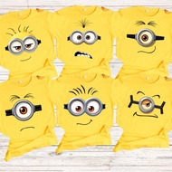 Adult and Children's T-shirts | Family T-shirts | Unisex couple t-shirt M1ni0n Size M - 3XL | 1-10 Y