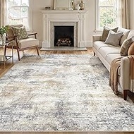 Modern Abstract Area Rug 5X8 - Washable Rug Non-Slip Soft， Rugs for Living Room, Bedroom & Dining Ro