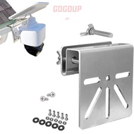 GOGUVO Gutter Bracket, Metal Wall Mount Wall Mount Bracket, Raingutter Bracket Channel Mount Gutter 