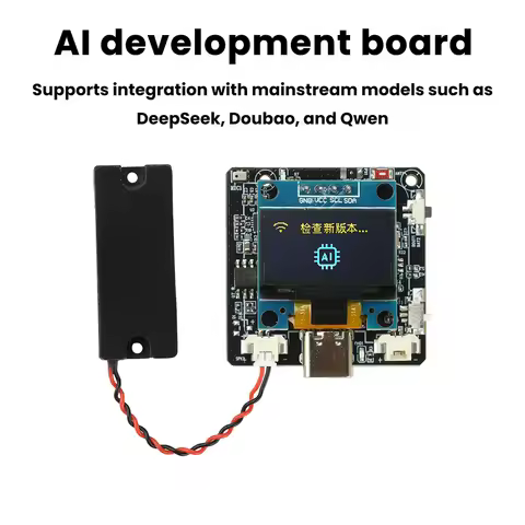 ESP32-C3 AI Conversational Voice Module with 0.96-inch Display Development Board Supports Xiaozhi/De