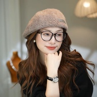 Retro Iceland Anti-Wearing Literary Beret Women Autumn Winter All-Match Face-Looking Small Forward H