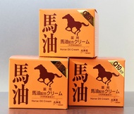 熊牧場 馬油 藥用馬油配方乳霜 北海道昭和新山 3入組