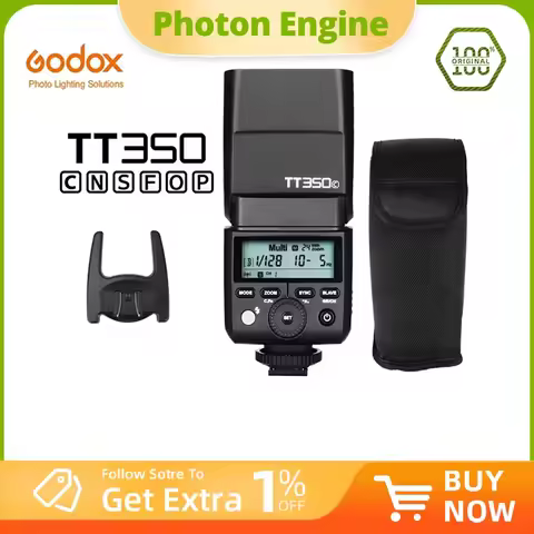 Godox TT350 Mini Speedlite TT350C TT350N TT350S TT350F TT350O TT350P Camera Flash TTL HSS for Canon