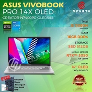TERBATAS LAPTOP NEW ASUS VIVOBOOK PRO 14X OLED N7400PC CORE I5 RAM 16