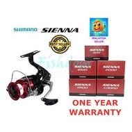 SHIMANO SIENNA FG JAPAN BRAND SPINNING FISHING REEL 500 / 1000 / 2000 / 2500 / 2500HG / C3000 / 4000