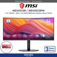 [FAST SHIP] MSI Modern MD342CQPW / MD342CQP | 34" UWQHD | 1ms (MPRT)  | 120Hz | VA Panel | Monitor [