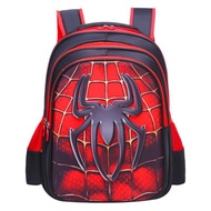 [Ready Stock] Primary School Students Cartoon Schoolbag Boy Backpack Toddler Bag Superman Style 3D T