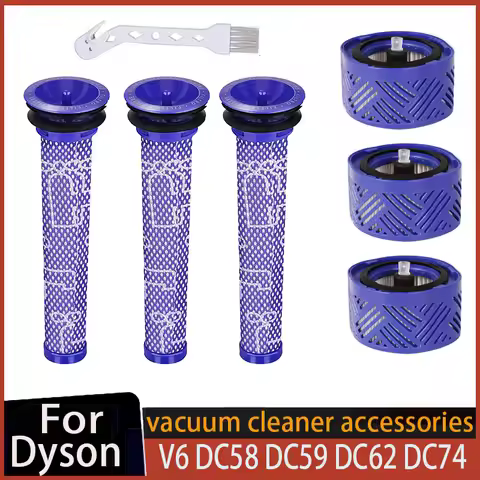 Hepa Post Filters For Dyson V6 DC58 DC59 DC62 DC61 DC74 Animal Absolute Cordless Vacuum Cleaner Repl