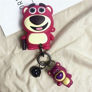BMW Key Cover Suitable for 5 Series 3 Series X3X5 Keychain Silicone Blade Car Pendant Cute Cartoon F