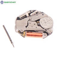<BABYKO> FOR MIYOTA  2035 Silver Quartz Movement High Quality Bimetal Three Hands No