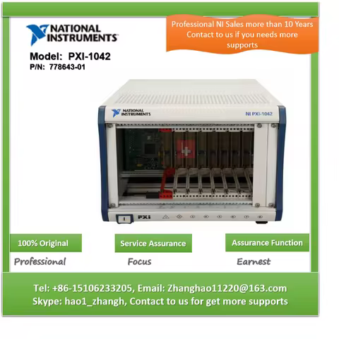NI PXI-1042 8-Slot 3U PXI Chassis