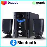 Speaker Aktif 2.1 subwoofer Bluetooth Multimedia Radio simbadda GMC 888-D2 suara mega bass 4 inch