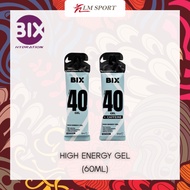 BIX HIGH ENERGY GEL 60ML WORKOUT RUNNING/TRAIL/HIKING/CYCLING NO CAF/ HAVE CAF